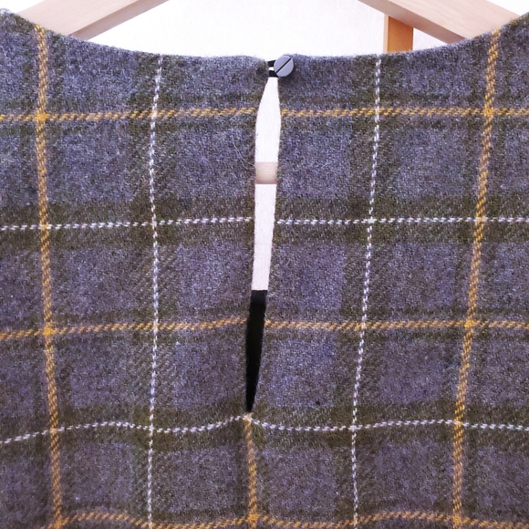 Wool, Plaid Short Sleeved Shirt - Picture 3 of 9